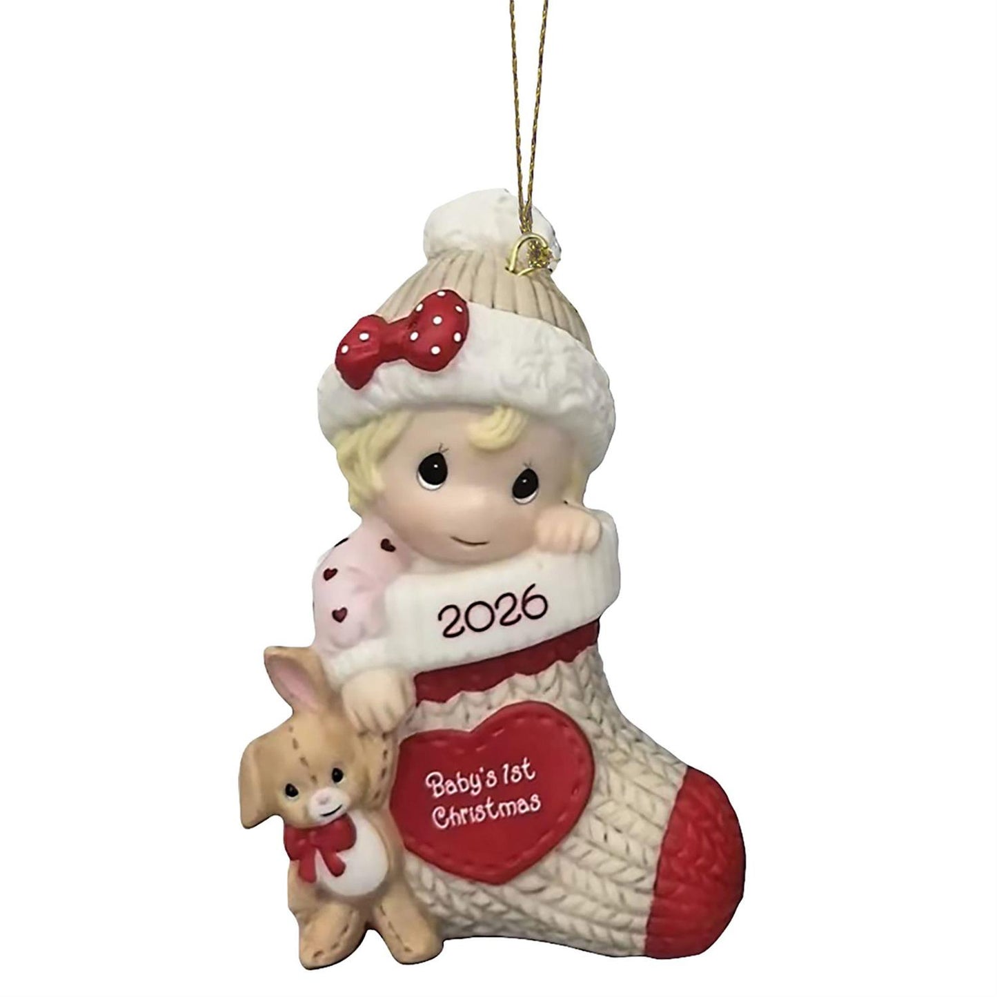 Baby’s First Christmas Baby Girl Ornament