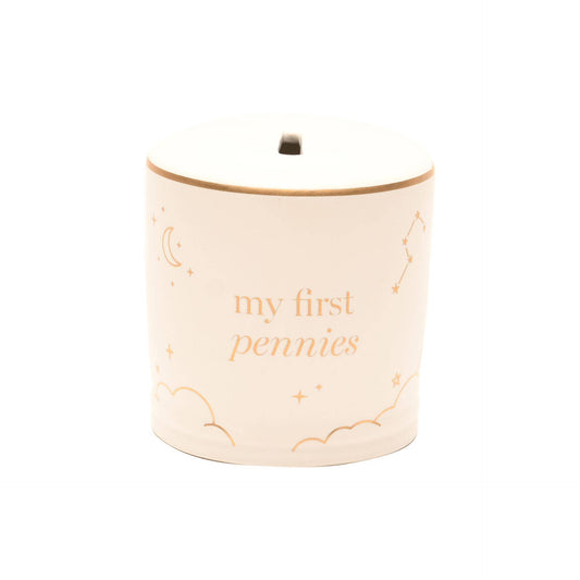 WIDDOP and Co. - Bambino Ceramic Money bank - My First Pennies