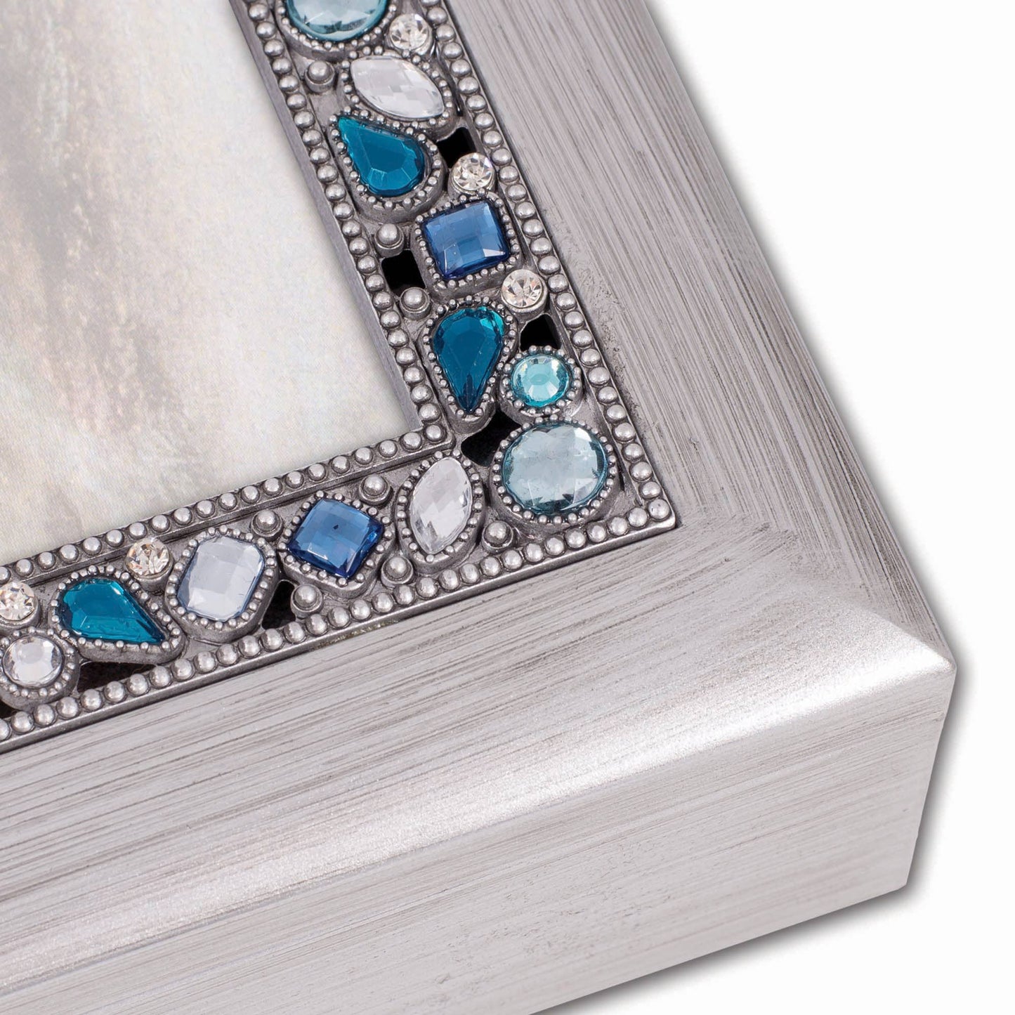 Cottage Garden - Memories Petite Silver Jeweled Music Box