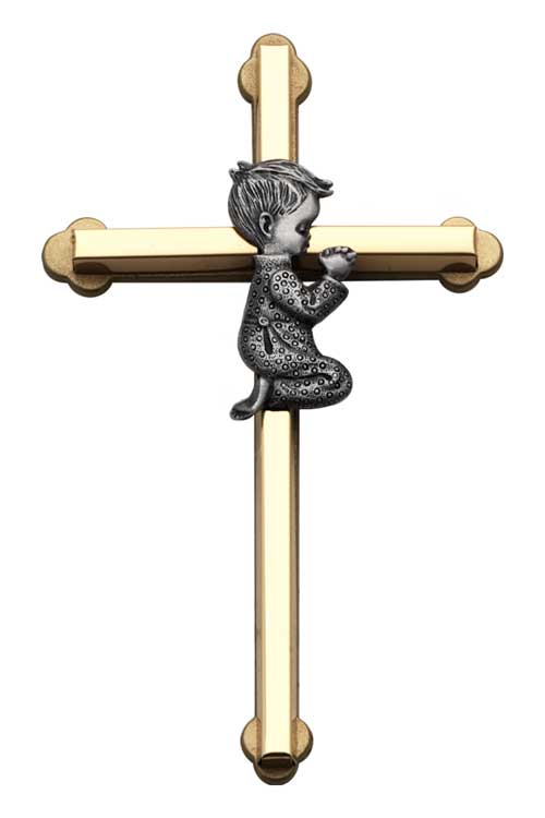 Abbey + CA Gift - Praying Boy Wall Cross