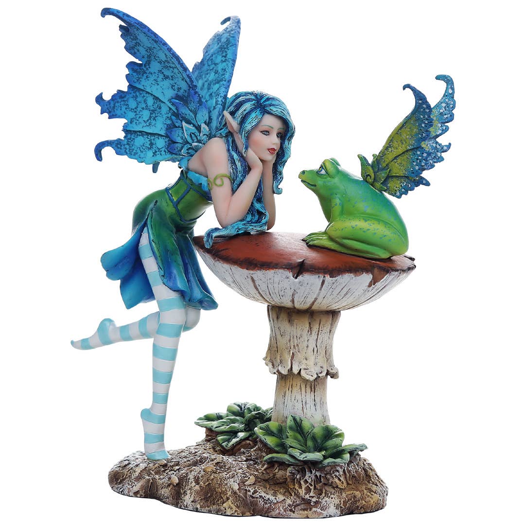 PACIFIC GIFTWARE - 11777 Frog Gossip Fairy by Amy Brown