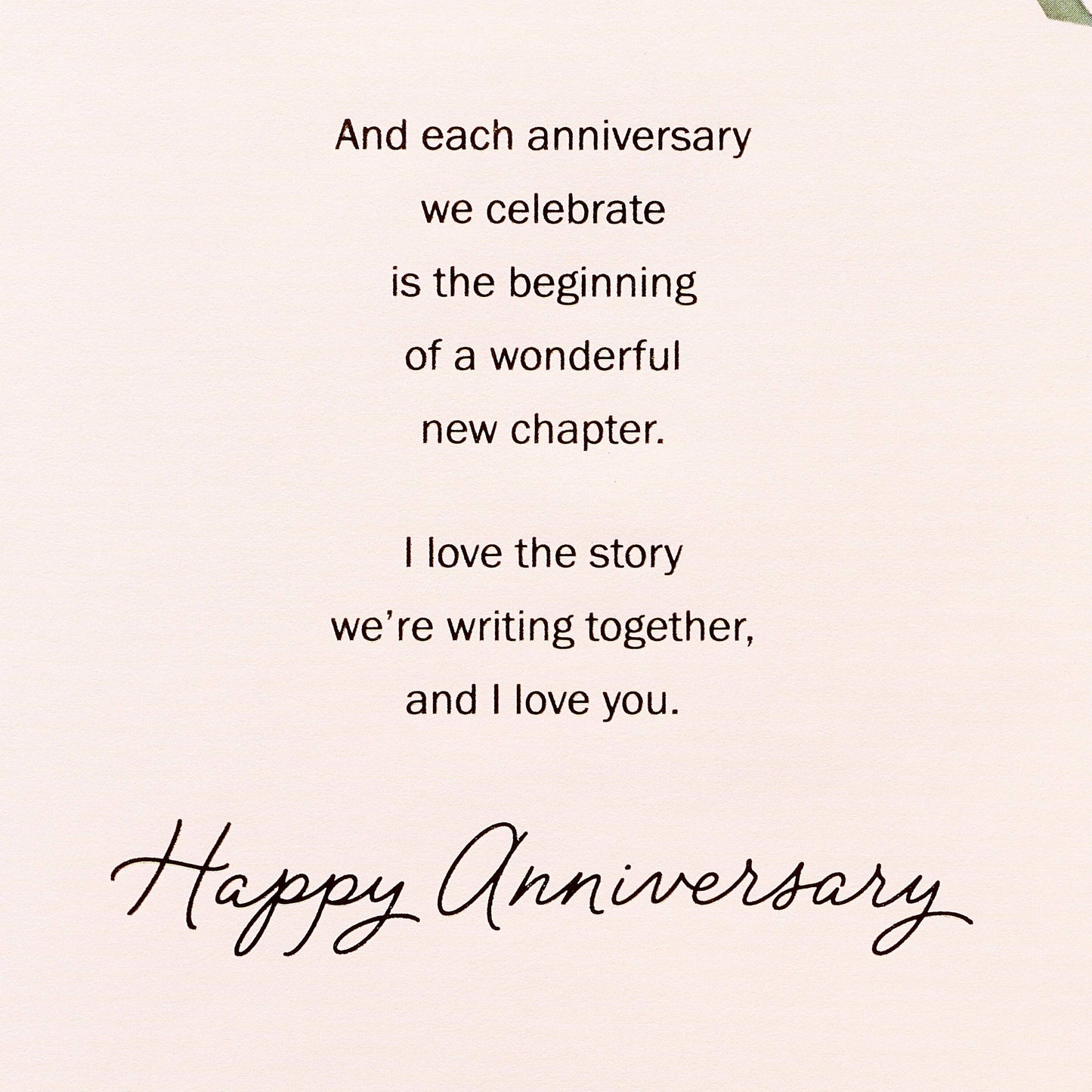 DICKENS INC. - Anniversary Card for Wife (Our Love Story)