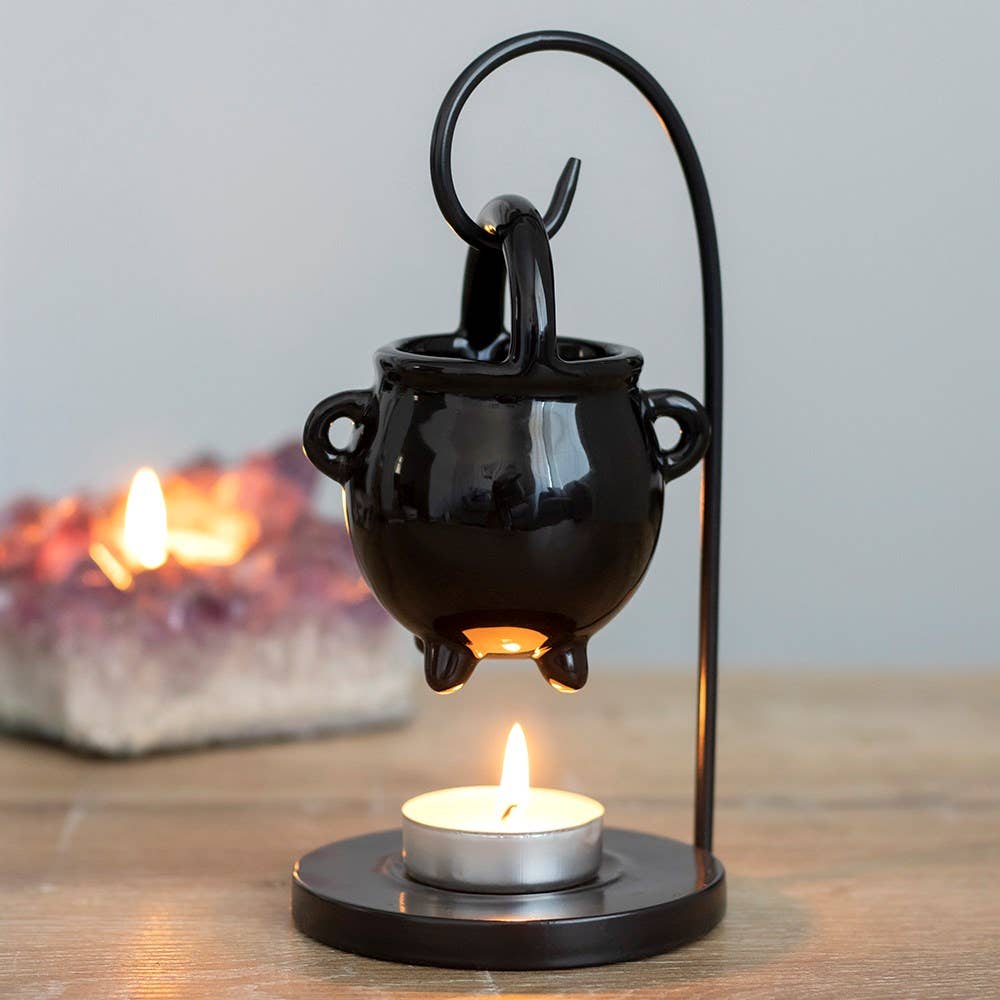 Something Different Wholesale - Hanging Cauldron Halloween Oil Burner