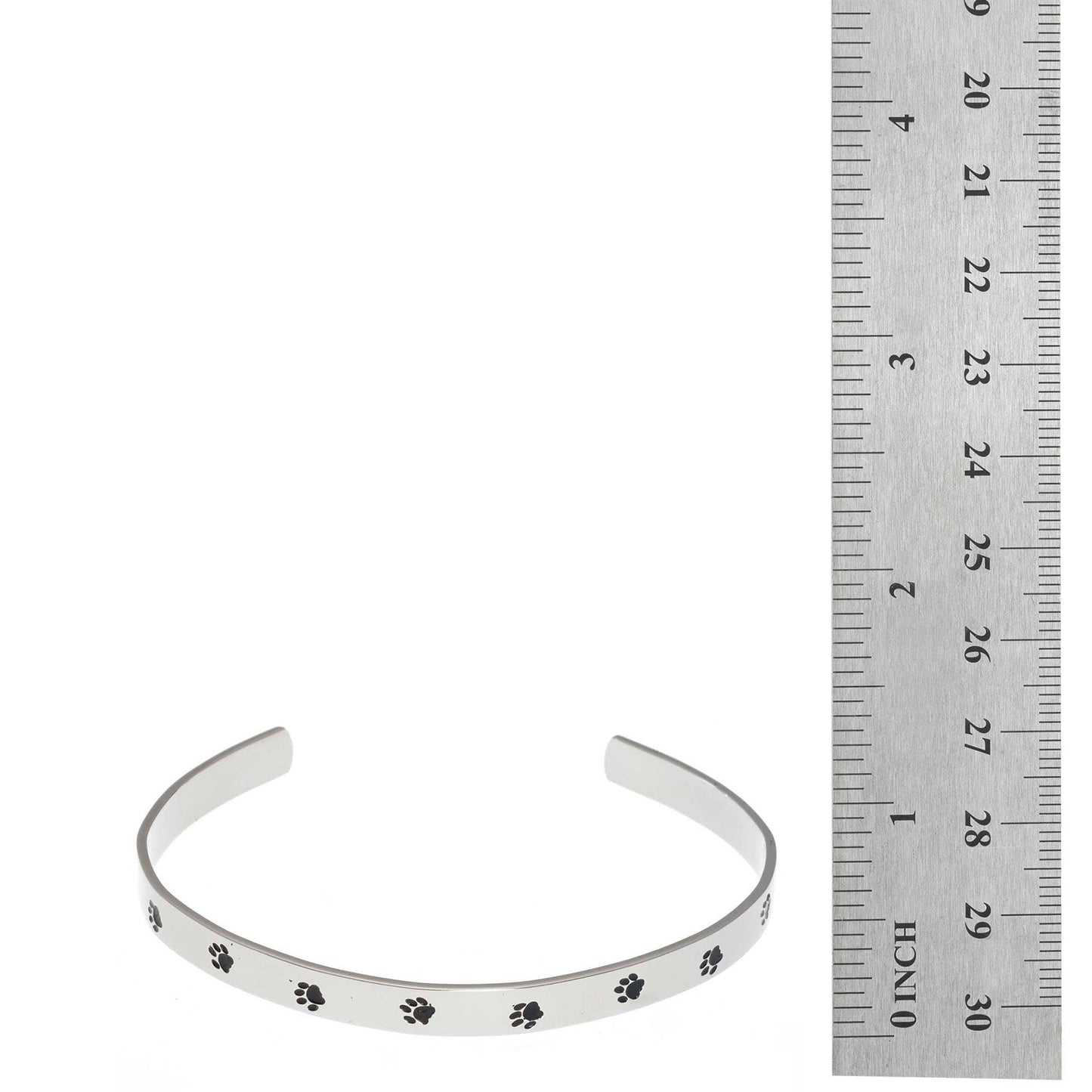 Joyful Sentiments - "Unconditional Love" Cuff Bracelet Stainless Steel