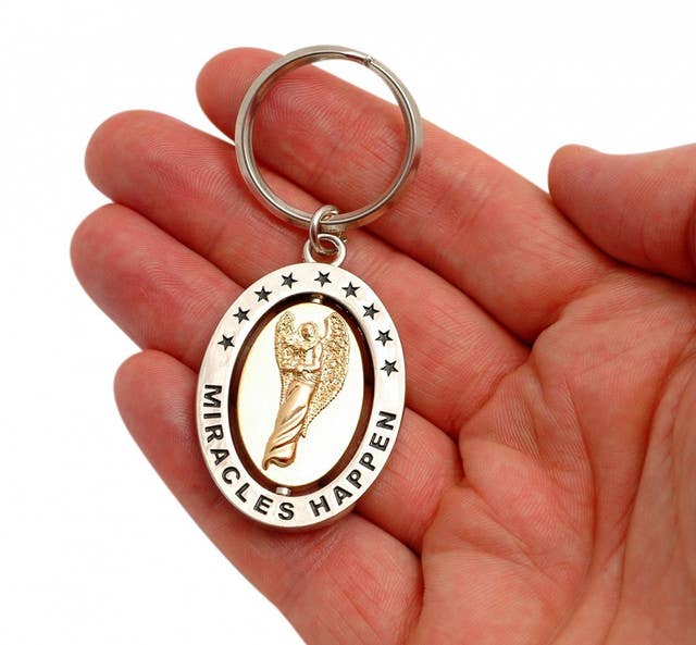 AngelStar - Miracles Happen - Keychain