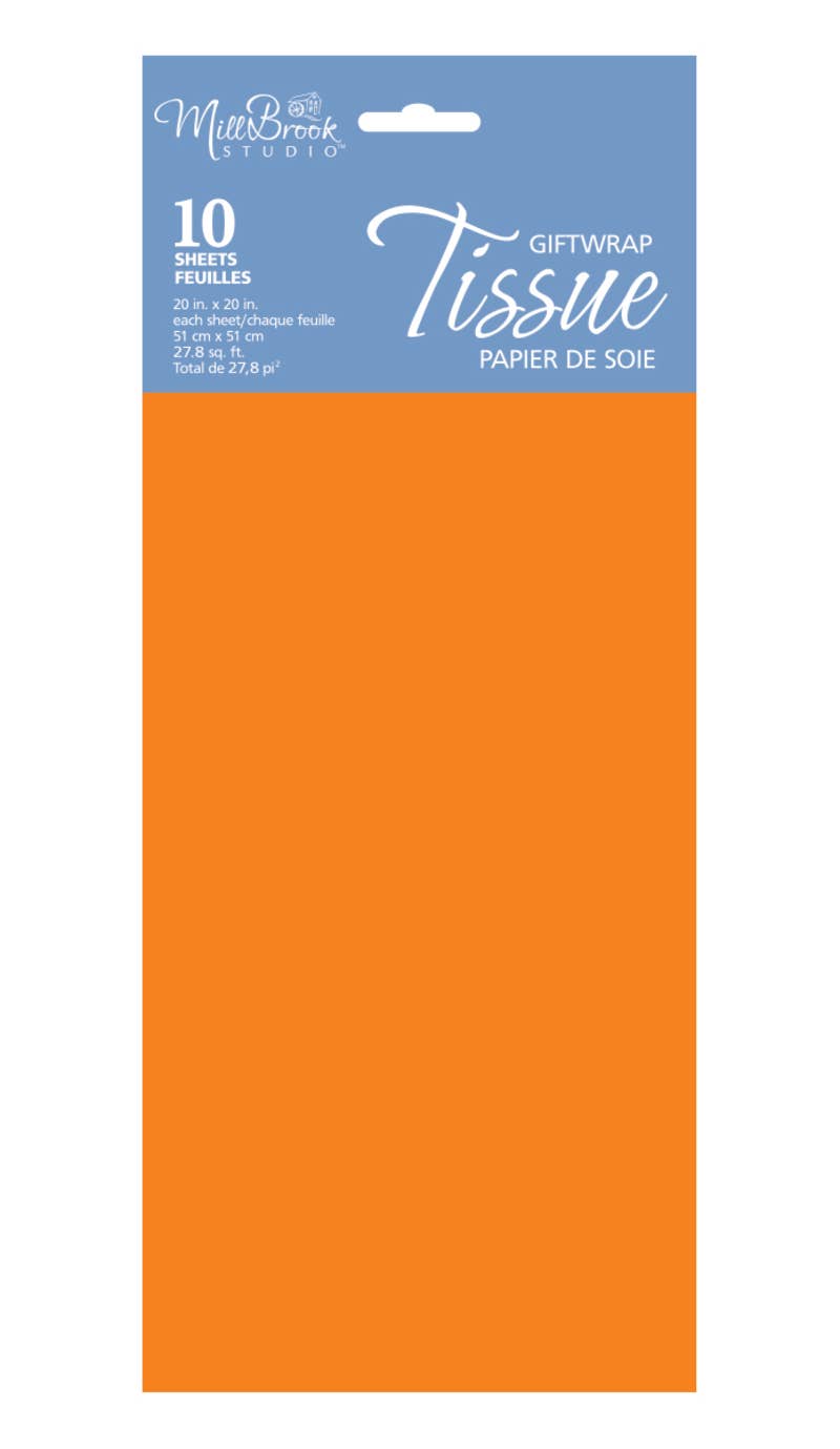 A-Line Greetings - Mill Brook Studio/10-Sheet Tissue/Apricot (12pcs) 93029