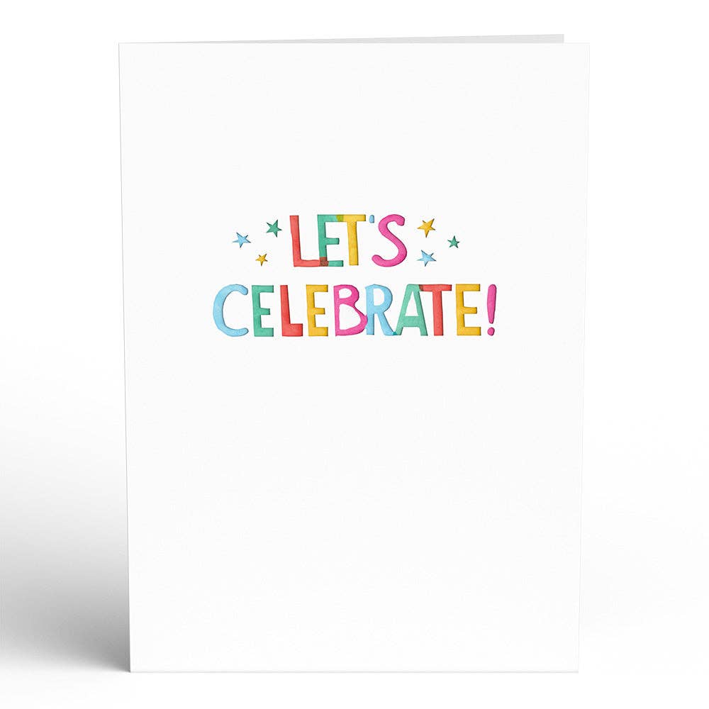 Lovepop Cards - Let's Celebrate Birthday 5''x7'' Card, Birthday Cards