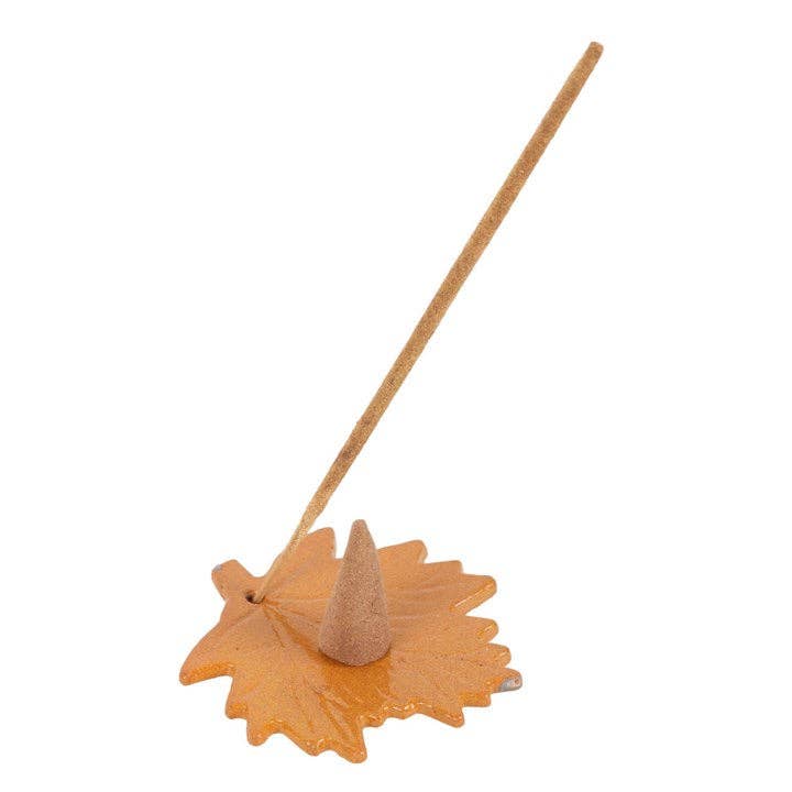 Something Different Wholesale - Autumn Leaf Orange & Cinnamon Fall Incense Gift Set