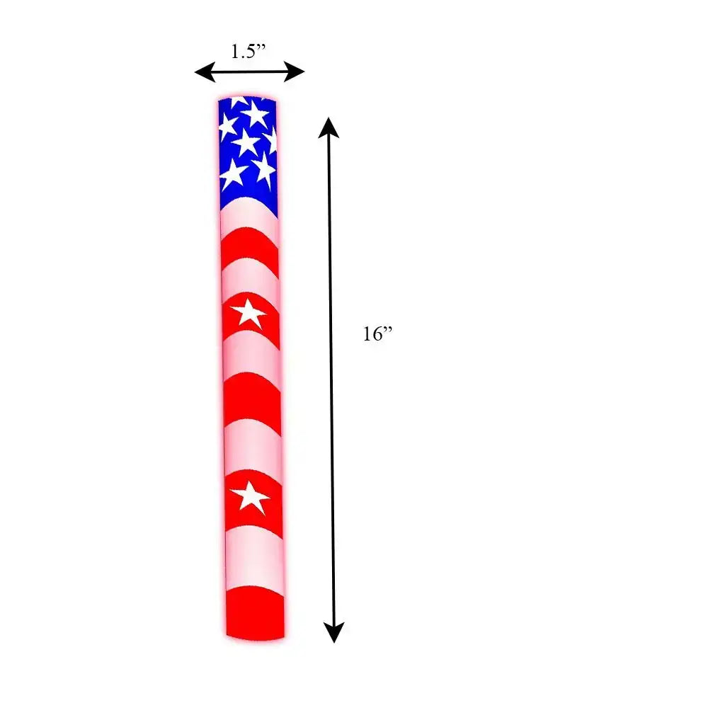 Blinkee.com, LLC - 7 Color Foam Cheer Stick USA Flag 4th of July