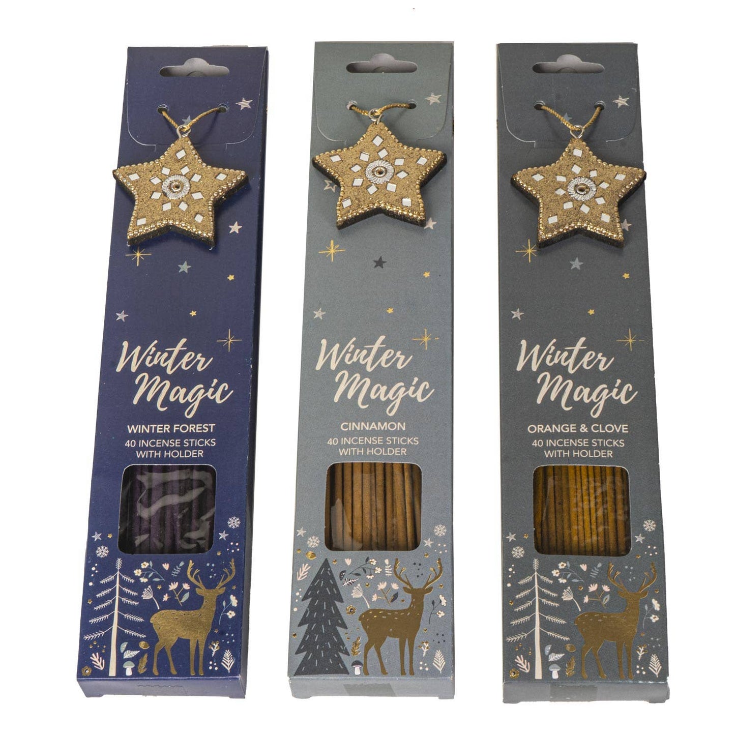 PACIFIC GIFTWARE - 14846 Winter Magic Incense Sticks Display Set