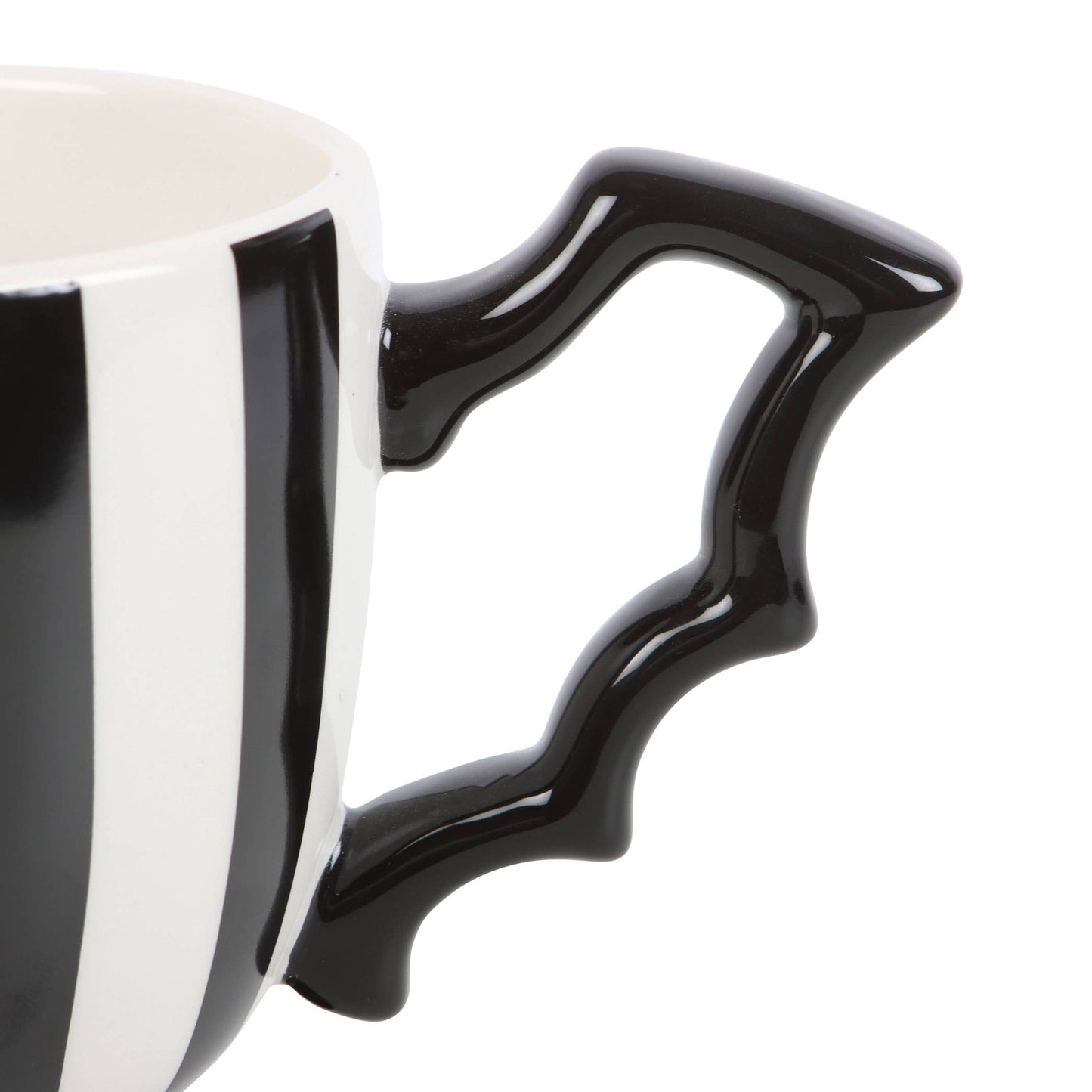 Something Different Wholesale - Gothic Striped Bat Wing Teacup
