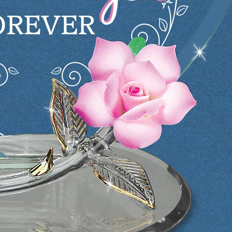 Glass Baron - EM5 807-PA: Rose "Always & Forever"