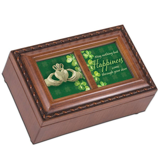 Cottage Garden - May Nothing But Happiness Petite Music Box