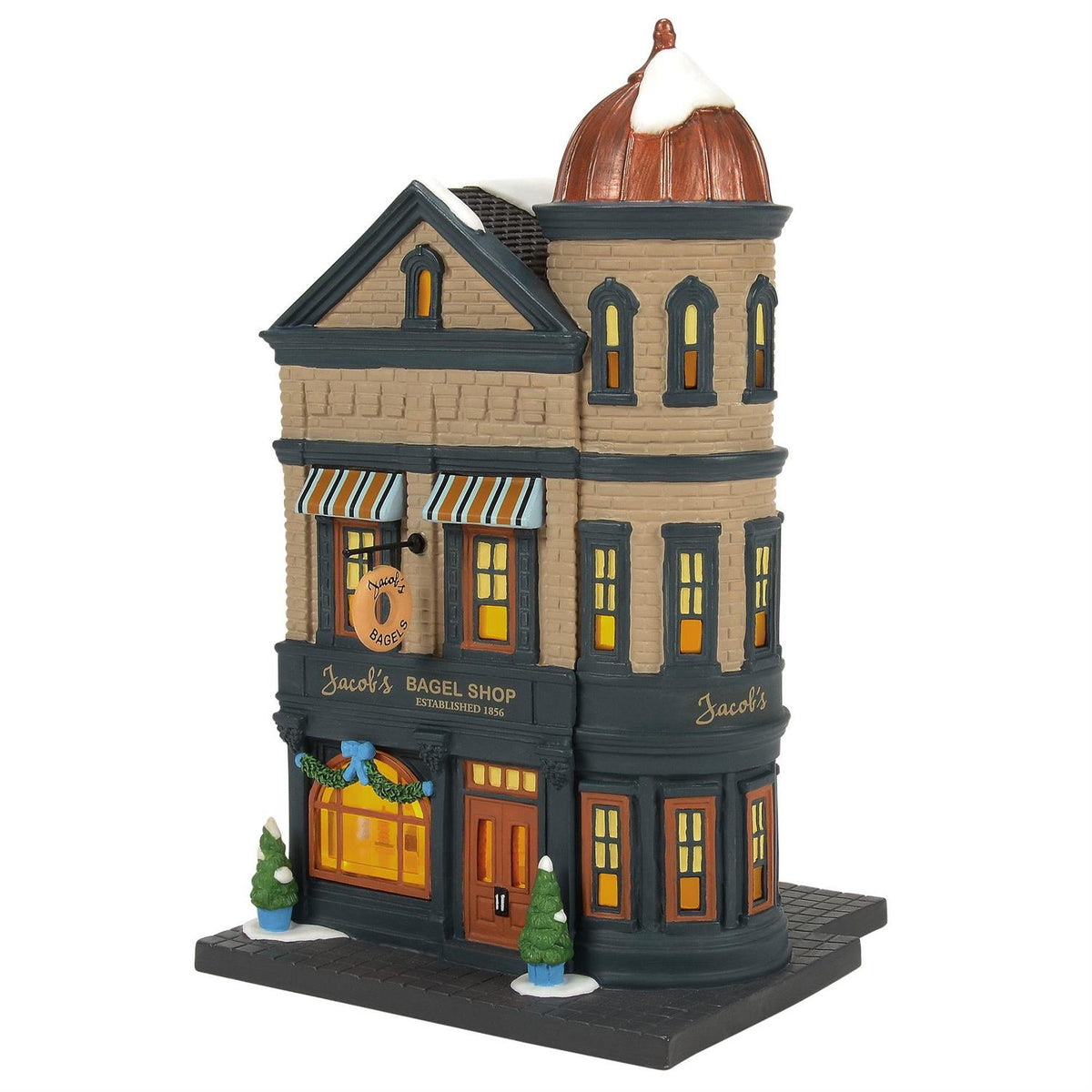 Department 56 Christmas In The City “ Jacob’s Bagel Shop”