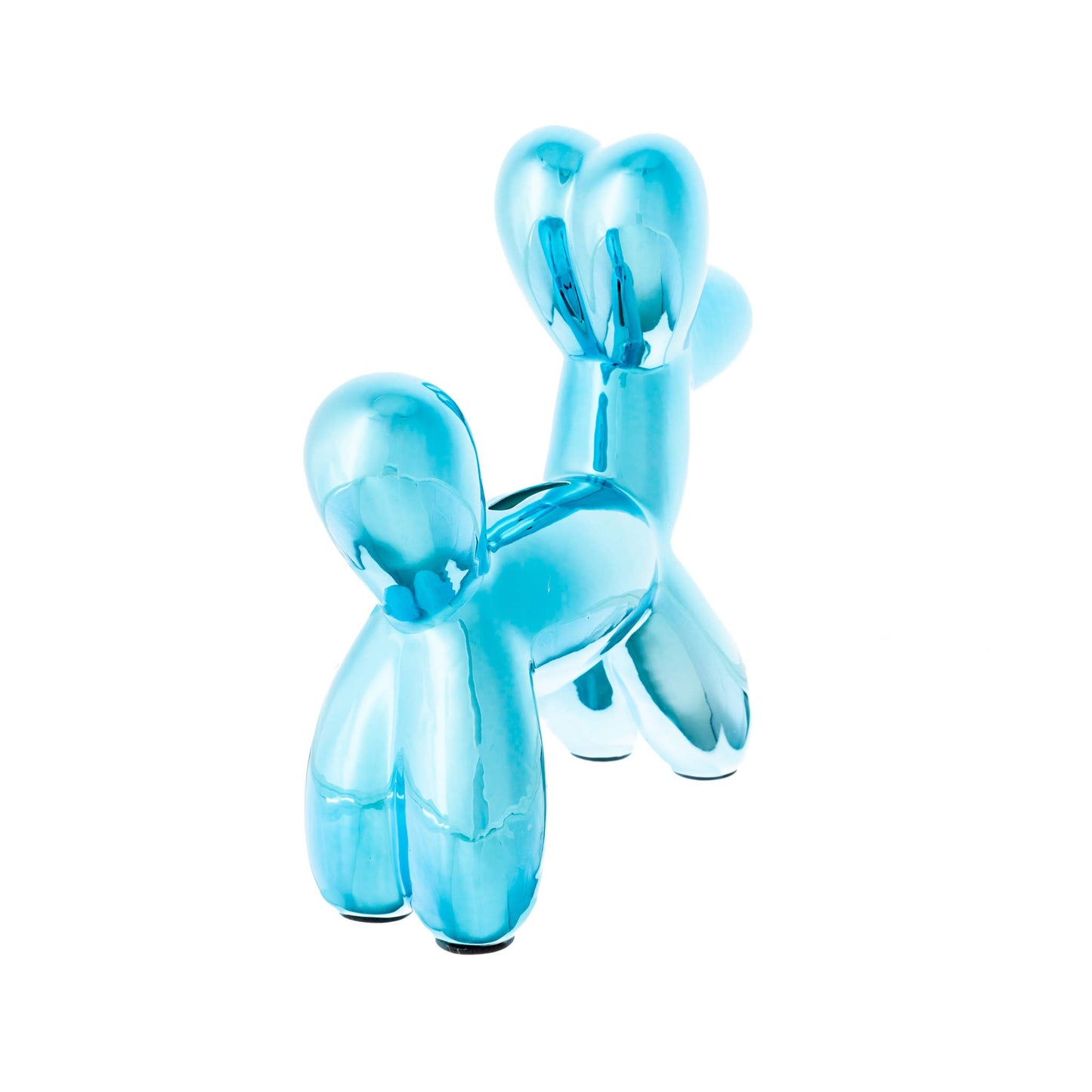 Creative Gifts International Inc. - Balloon Dog Bank, Blue 8.5" X 8.5"