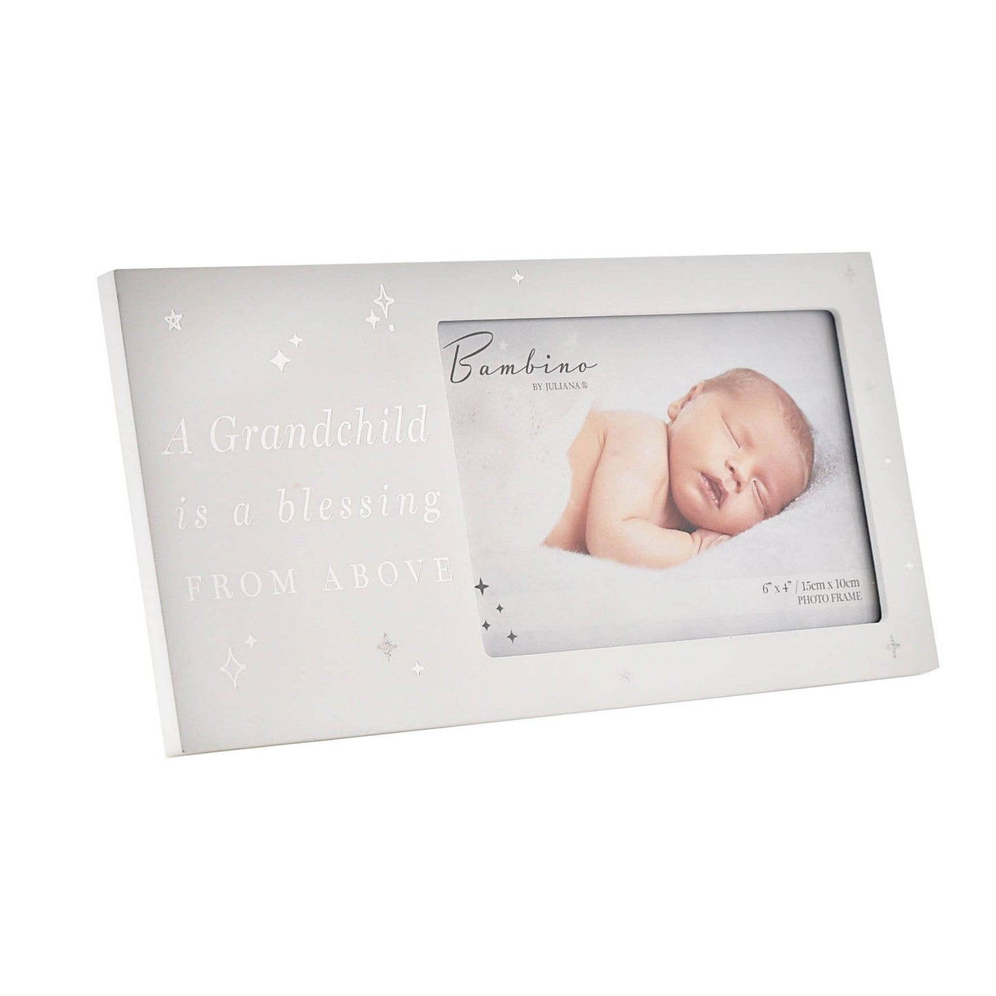 WIDDOP and Co. - Bambino Wooden Grandchild Photo Frame 6" x 4"