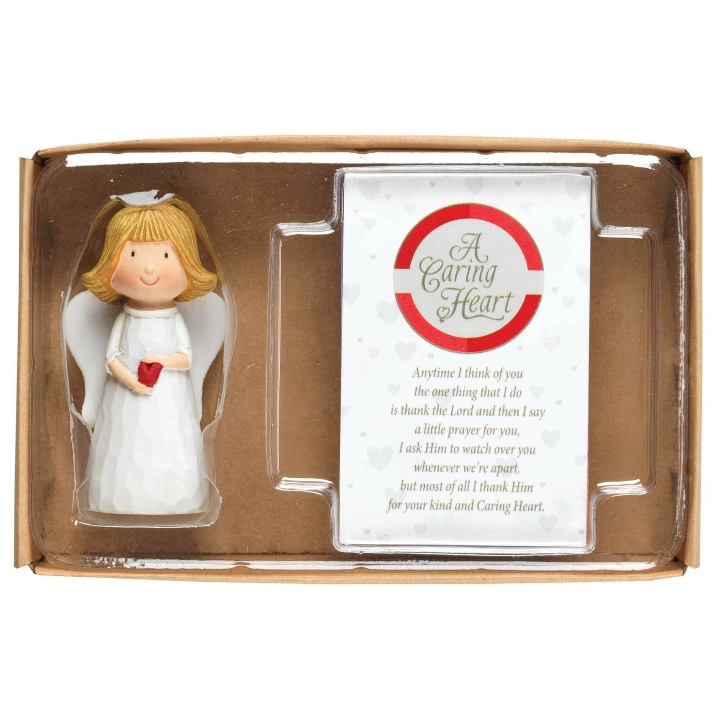 Cottage Garden - Angel Pray Crd a Caring Heart Rsn 2.5