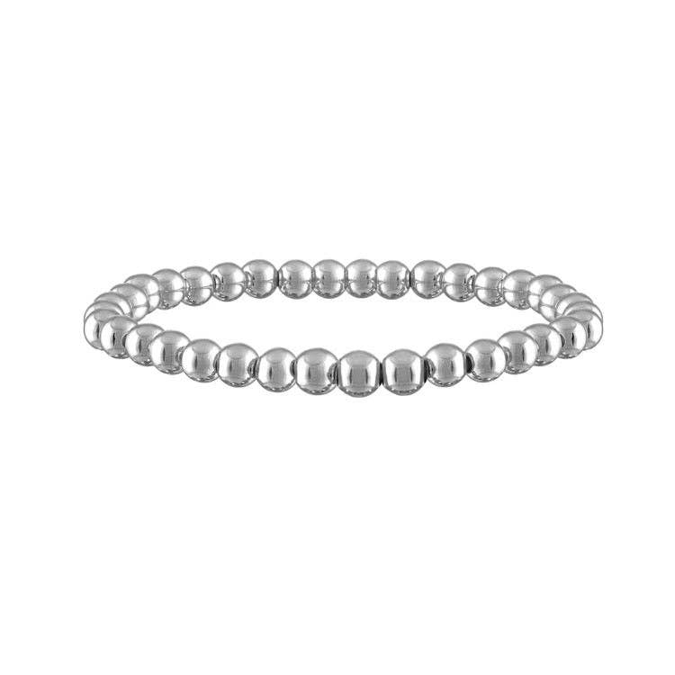 Love, Lisa - Felicity Floral Collection of Bracelets: Silver / 3 Flower Bracelet (6mm)