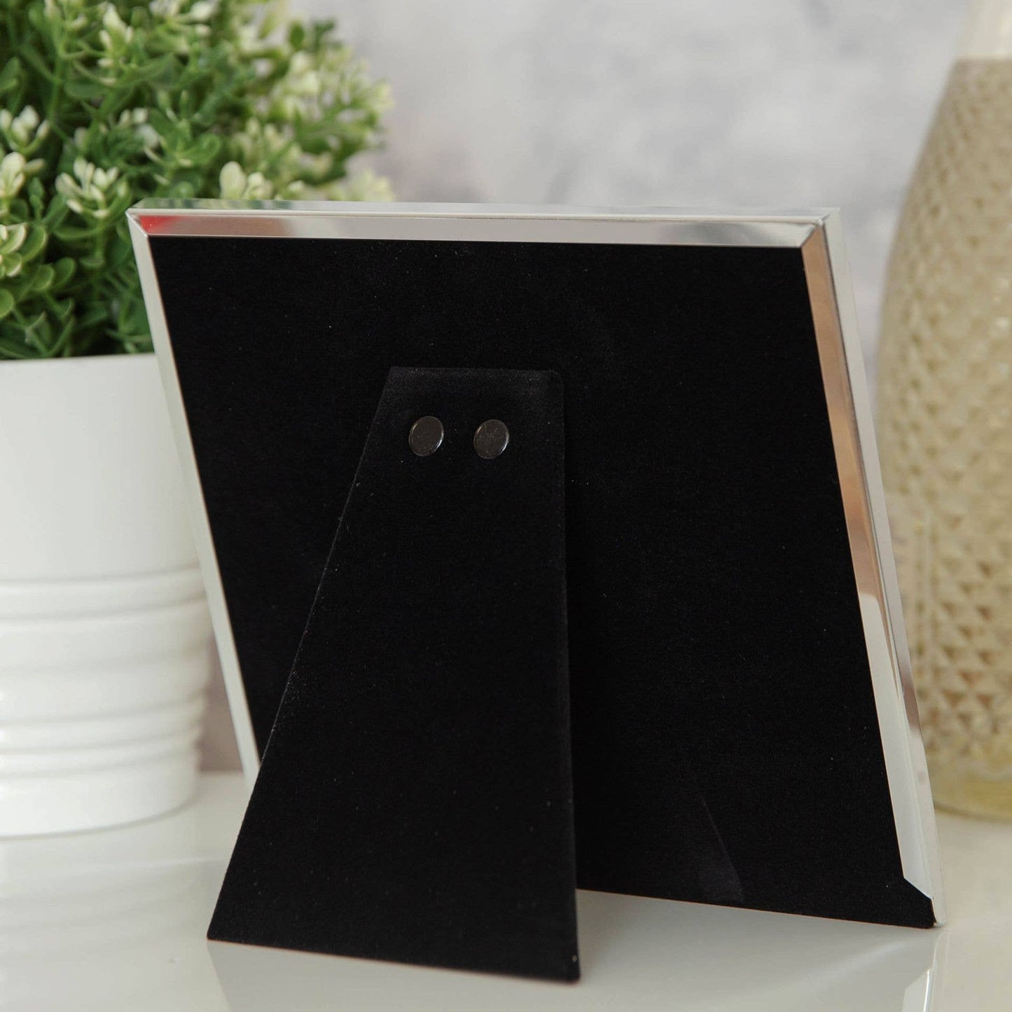 WIDDOP and Co. - Milestones Aluminium Photo Frame with 3D Number 6" x 4" - 21