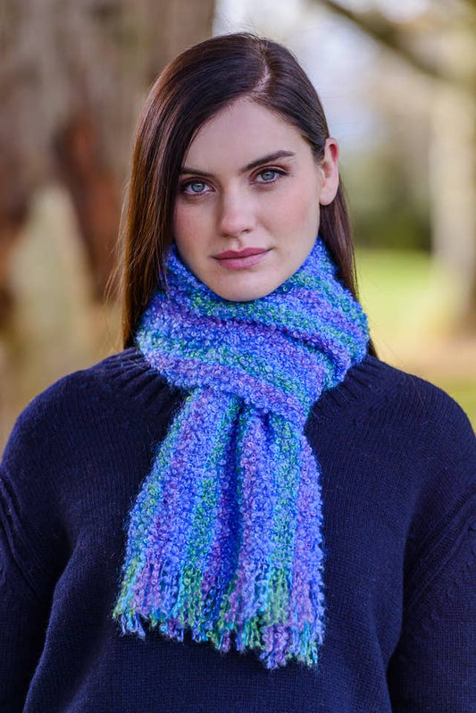 Mucros Weavers - Mohair Viscose Scarf 34A2