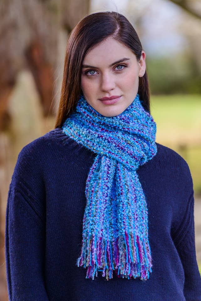 Mucros Weavers - Mohair Viscose Scarf 31D8