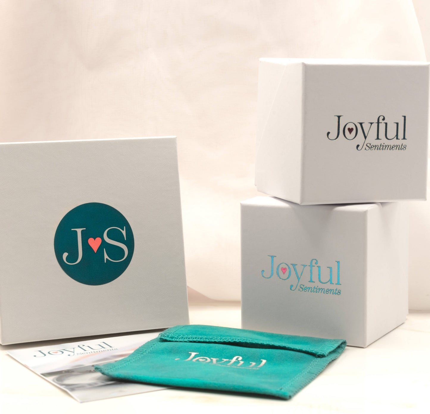 Joyful Sentiments - Open Paw Print Keyring Stainless Steel