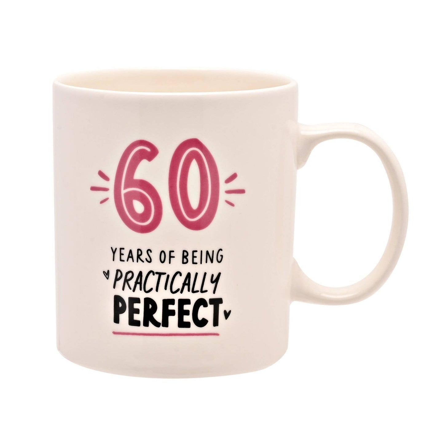 WIDDOP and Co. - Hullabaloo Birthday Mug - 60 Pink