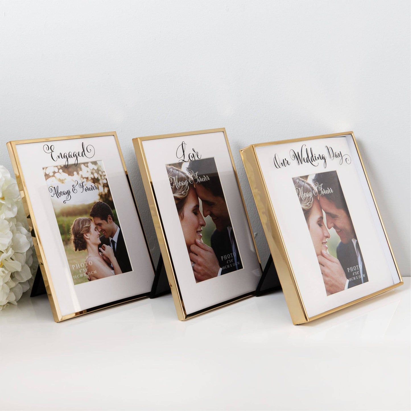 WIDDOP and Co. - Always & Forever Photo Frame 4" x 6" 'Engaged'