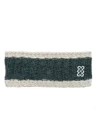 Patrick Francis Green/Cream Melange Rib Knit Headband