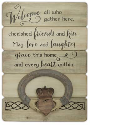 Abbey & CA Gift - Irish Welcome Plaque