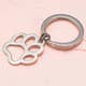 Joyful Sentiments - Open Paw Print Keyring Stainless Steel