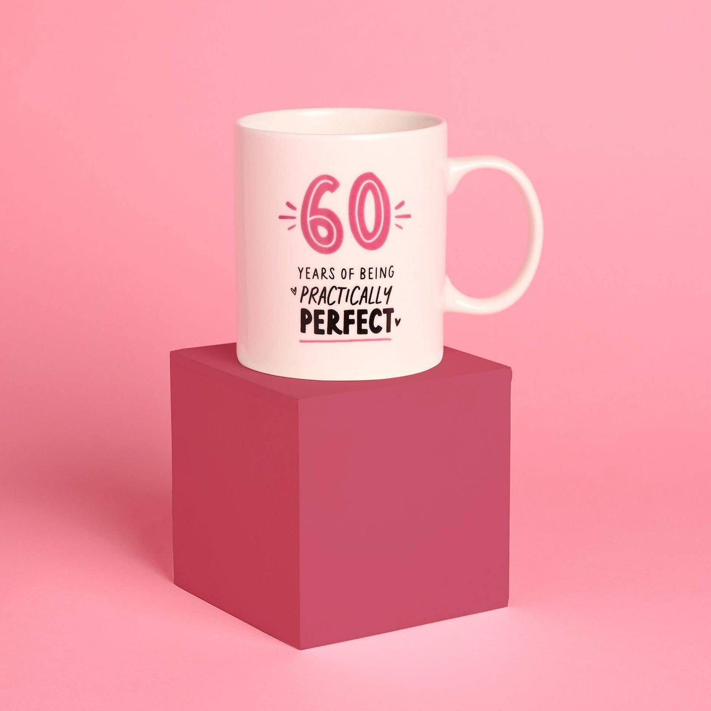 WIDDOP and Co. - Hullabaloo Birthday Mug - 60 Pink
