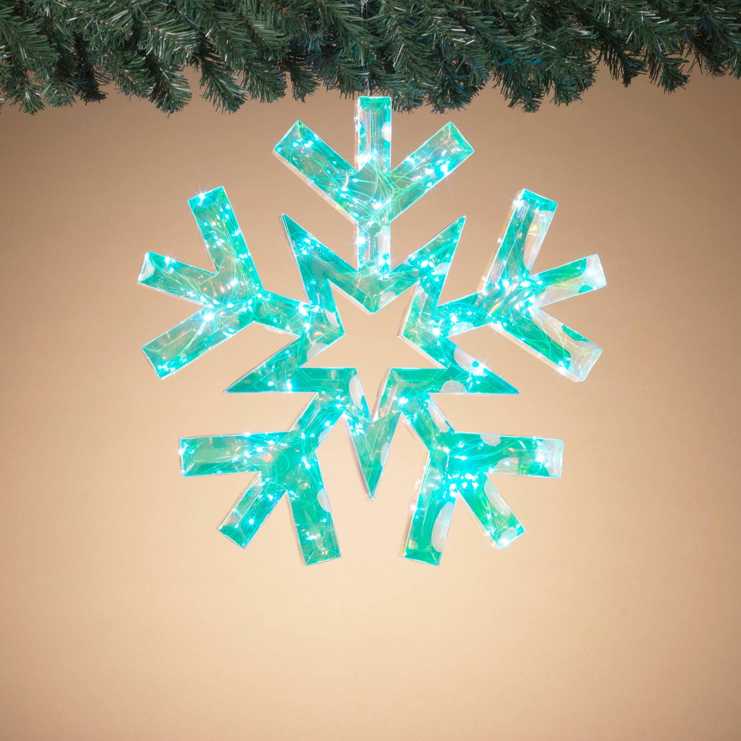 The Gerson Companies - Christmas 18.3"D USB Electric Lighted Ha