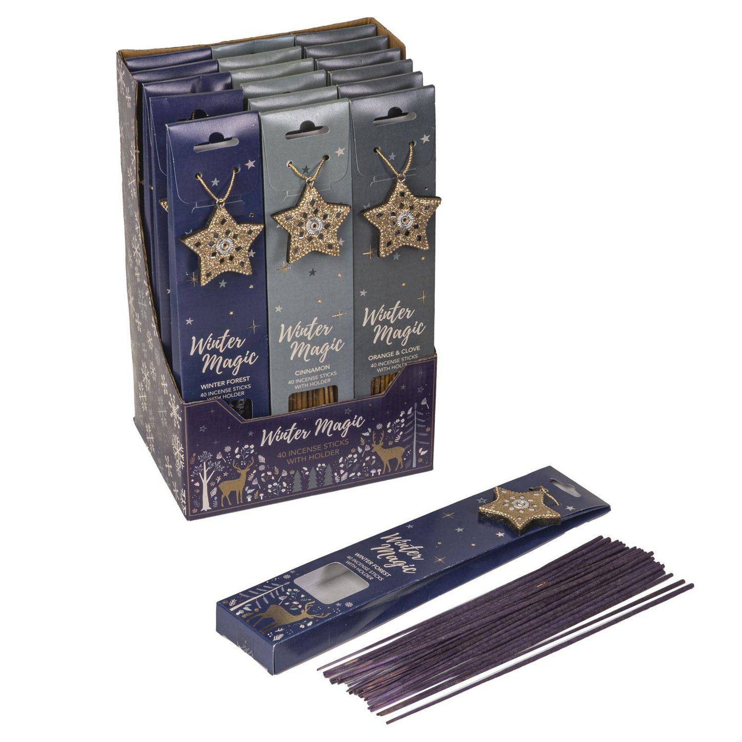 PACIFIC GIFTWARE - 14846 Winter Magic Incense Sticks Display Set