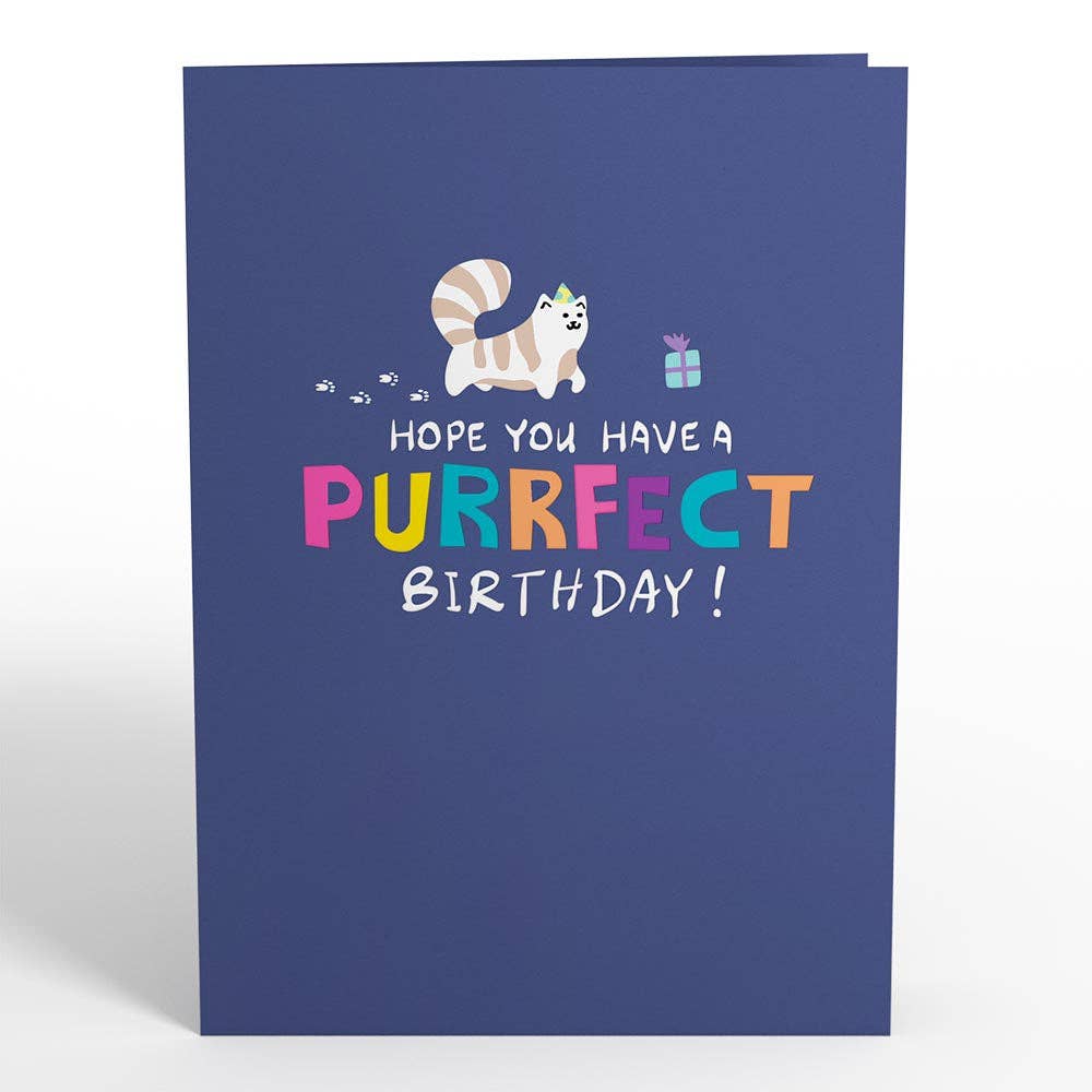 Lovepop Cards - Happy Birthday Cats 5''x7'' Card, Birthday Cards