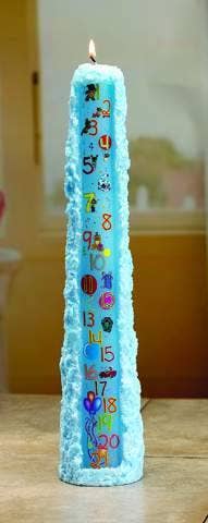 Biedermann & Sons - 15" Tall Blue Birthday Candle