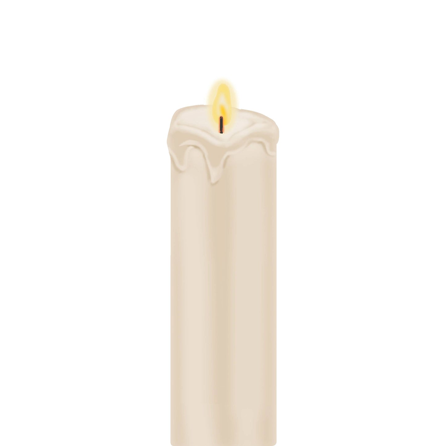 The Gerson Companies - LED White Window Cling Candle