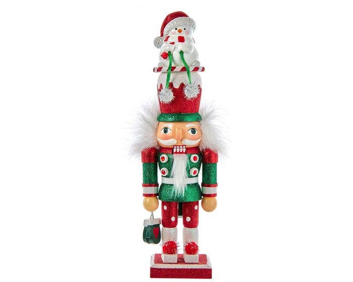 Kurt S. Adler, Inc. - 12“ Hollywood Nutcrackers™ Snowman Hat Nutcrackers,
