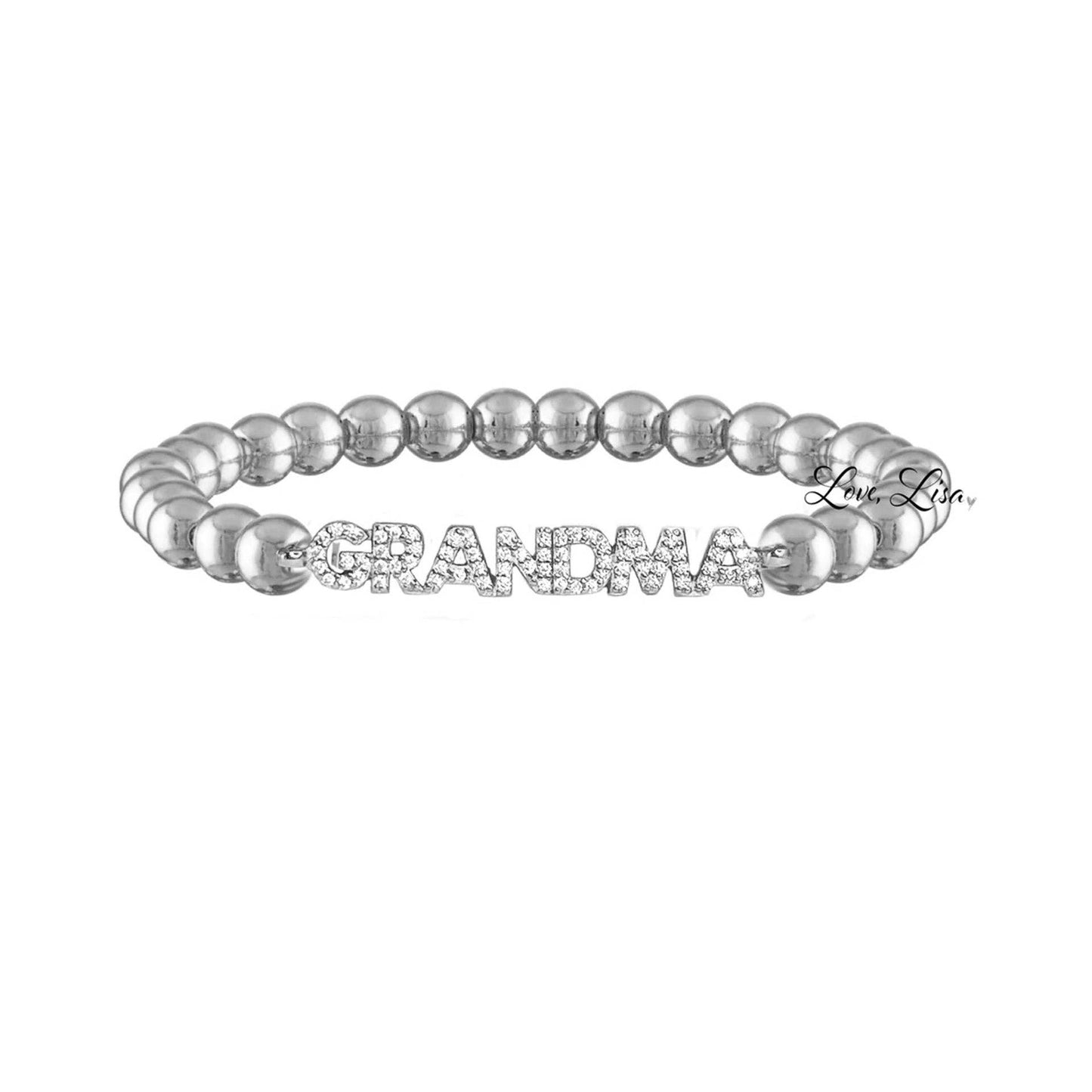 Love, Lisa - Penny Grandma Bracelet: Silver