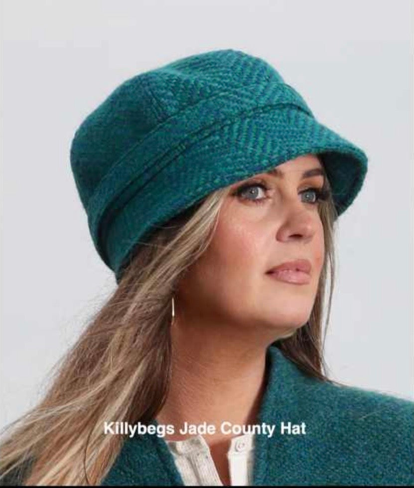 Branigan Weavers Wool Country Hat Killybegs Jade