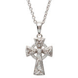 ShanOre Celtic Trinity Knot Cross Embellished With Crystals