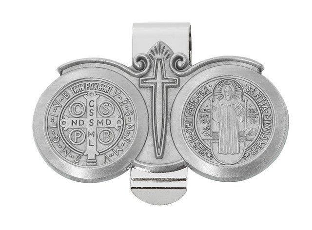 St. Benedict Visor Clip