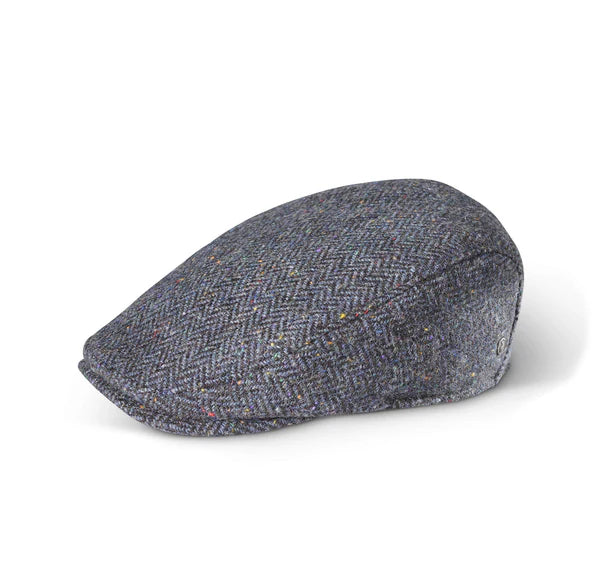 FIA Tailored Navy Tweed Cap
