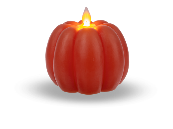Pumpkin LED Candle