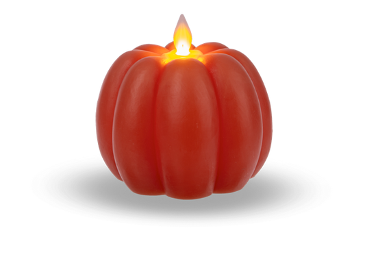 Pumpkin LED Candle