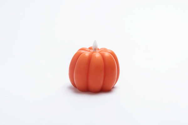 Pumpkin LED Candle