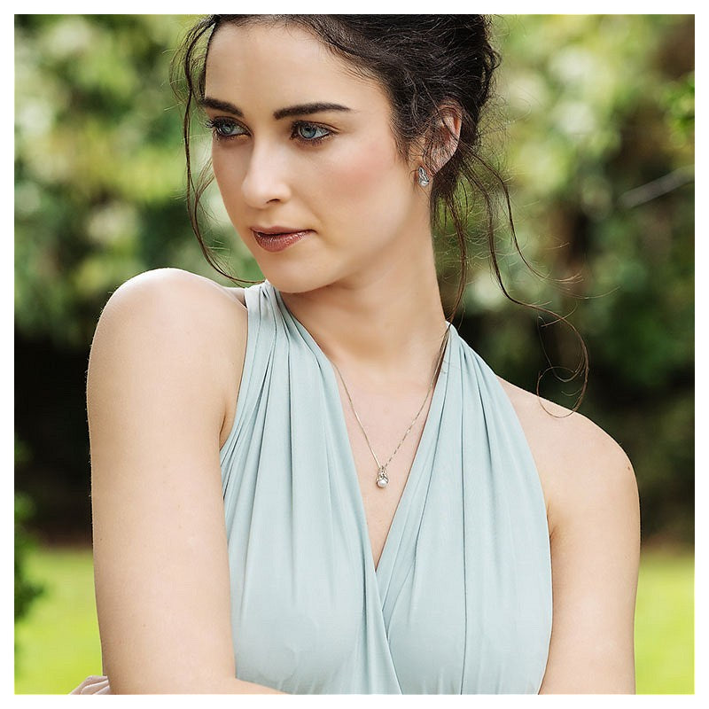 ShanOre Silver Trinity Pearl Necklace