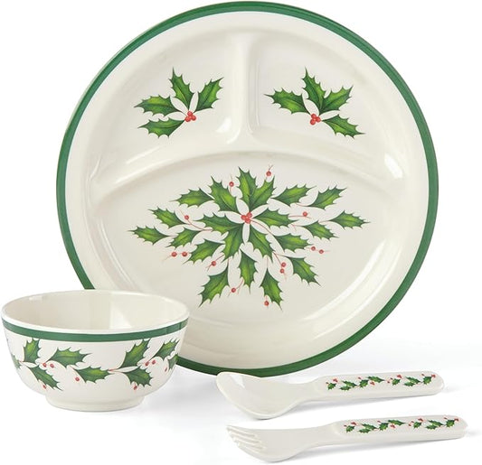 Lenox Holiday Melamine Children’s 4 Piece Set