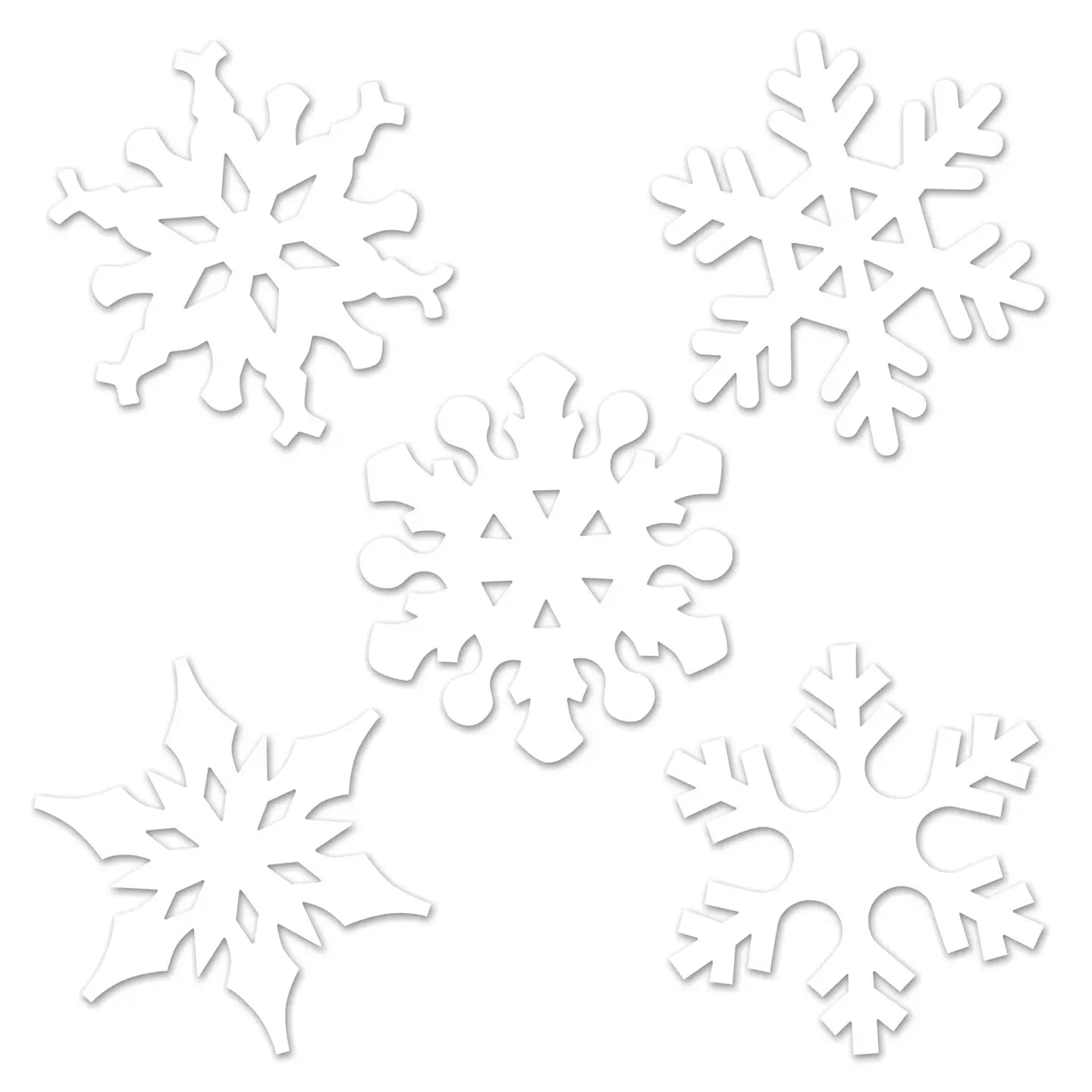 Beistle Mini Snowflake Cutouts
