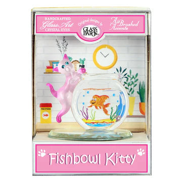 The Glass Baron Fishbowl Kitty Keepsake Box